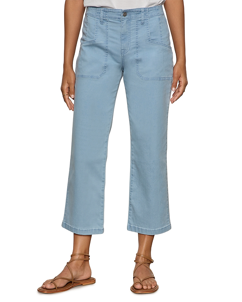 Sanctuary Retreat High Rise Wide Leg Crop Jeans in Skyline