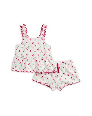 Girls' Terry Cherry Tank Top & Shorts Set - Baby