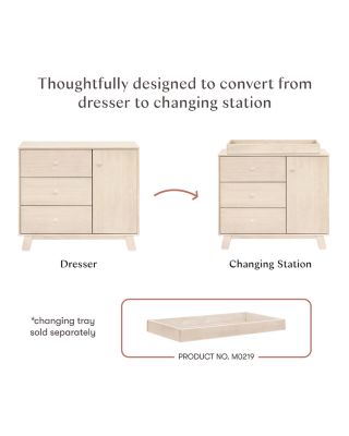 Hudson Modern 3 Drawer Dresser