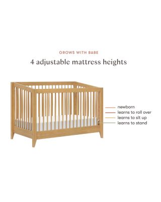 Sprout 4 in 1 Convertible Crib with Toddler Bed Conversion Kit