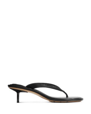 Women's Sampieri Kitten Heel Thong Sandals  