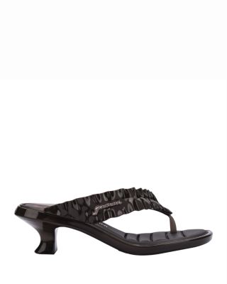 Women's Kitten Heel Thong + GANNI Sandals