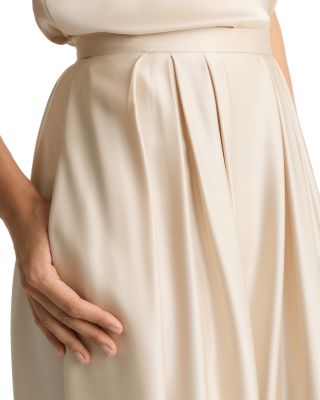 Liquid Satin Ball Gown Skirt