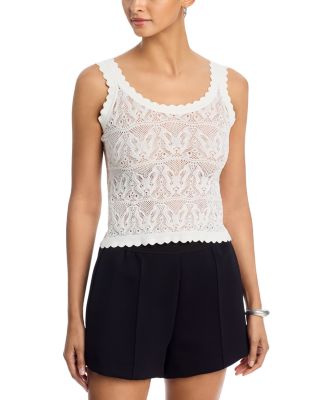 Eloise Pointelle Butterfly Tank Top