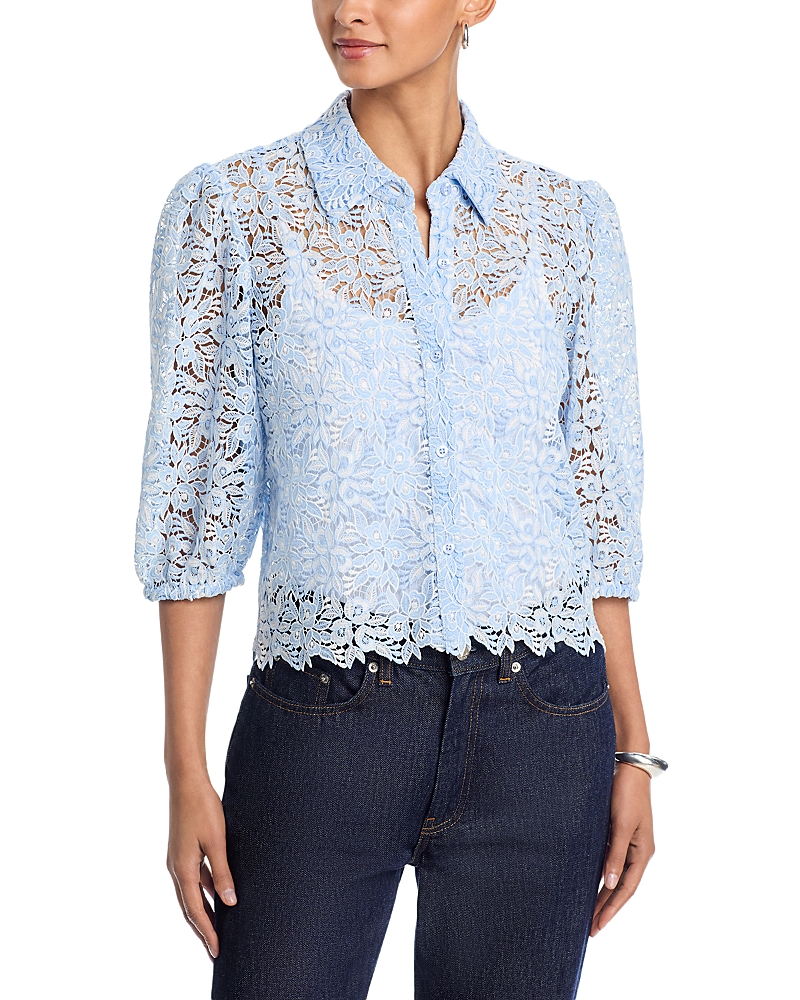 Generation Love Tammy Two Tone Lace Shirt