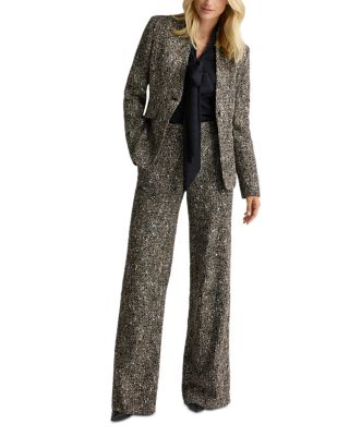 Shawl Collar Tweed Jacket