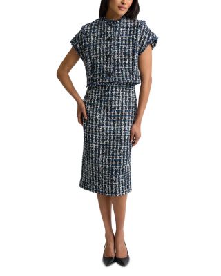 Aspen Tweed Cap Sleeve Jacket