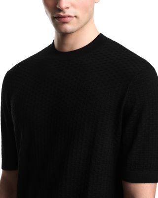 Honeycomb Motif Pullover T-Shirt Sweater