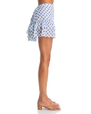 Cinch Back Mini Skirt