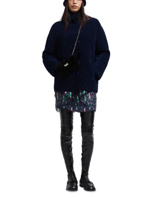 Terry Effect Chenille Jacket 