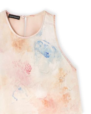 Silk Chiffon Sleeveless Top