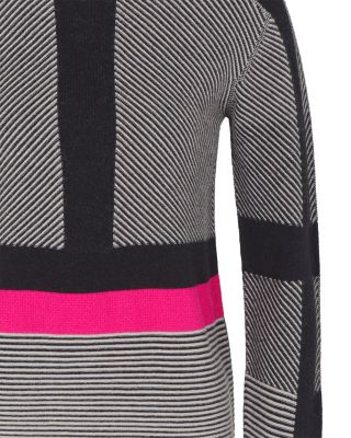 Jacquard Stripe Sweater