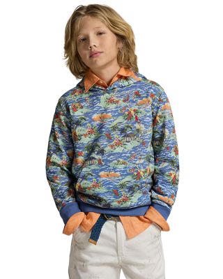 Boys' Tropical Print French Terry Hoodie - Little Kid, Big Kid