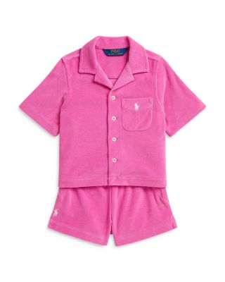 Girls' Terry Shirt & Shorts Set - Little Kid