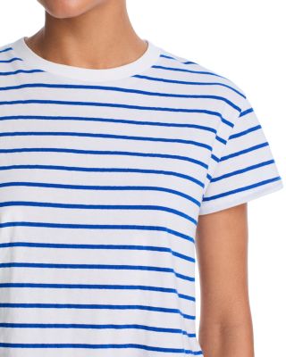 Stripe Boxy Crewneck Tee