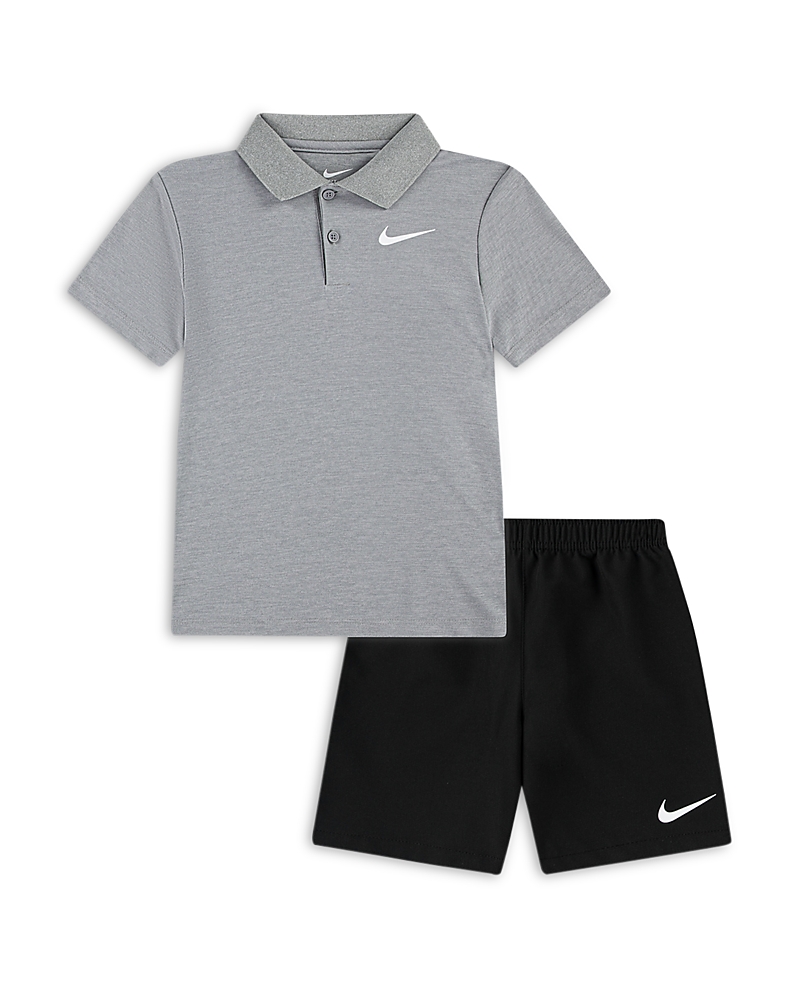 Nike Boys' Dri-fit Polo Top & Shorts Set - Little Kid