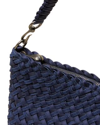 Porto Medium Double Weave Half Moon Bag 