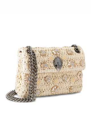 Kensington Mini Raffia Effect Crossbody