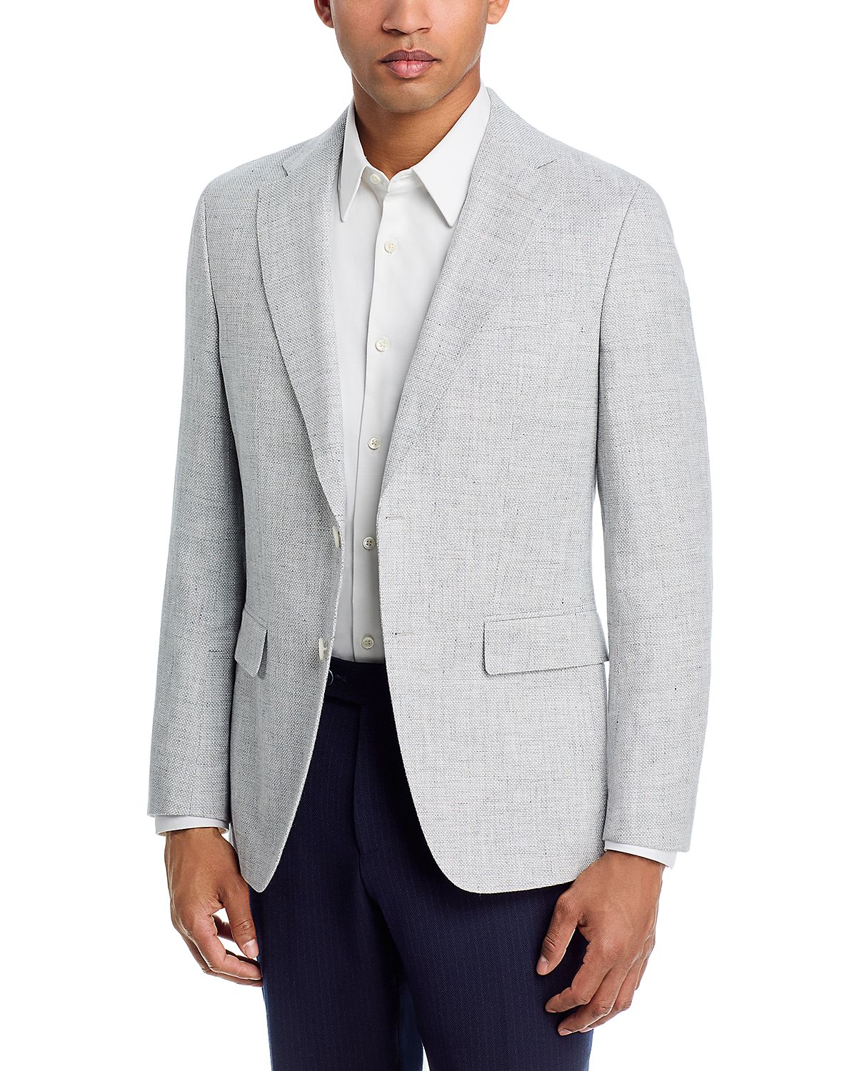 Boss H-Hutson Textured Regular Fit Suit Jacket