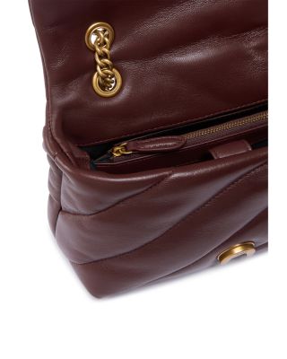 Love Puff Mini Leather Crossbody Bag