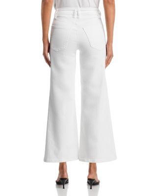 Good Petite High Rise Palazzo Jeans in White