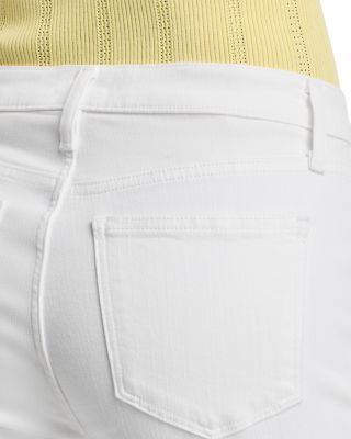 The Molly Petite High Rise Trouser Jeans in White
