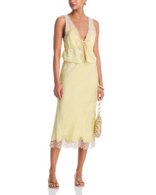 Lady Lace Top & Midi Skirt