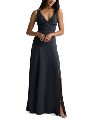 Draped Bodice Gown
