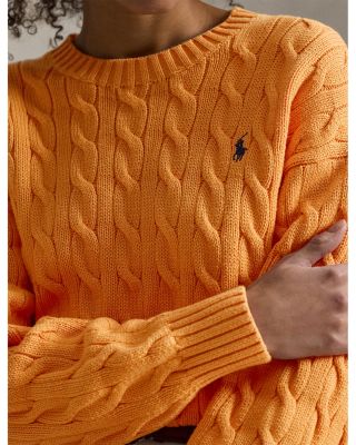Cable Knit Crewneck Sweater