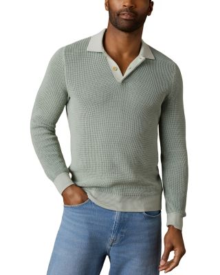 Long Sleeve Sunwashed Sweater Polo