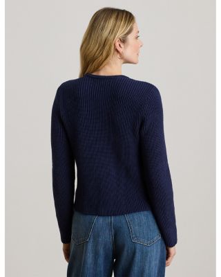 Crewneck Cardigan Sweater