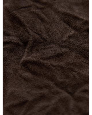 Jesse Leather Shirt Jacket with Buttons