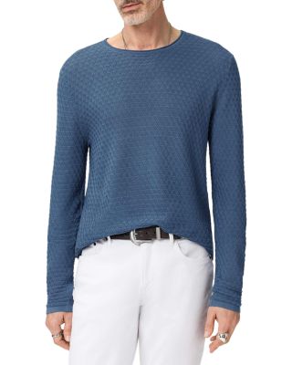 Seymour Long Sleeve Crewneck Texture Jacquard Tee