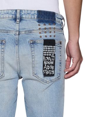 Van Winkle Skinny Fit Jeans in Kasper Blue Denim