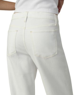 The Lou Lou Low Rise Wide Leg Jeans in White