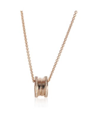  B.zero1 18k Rose Gold Necklace