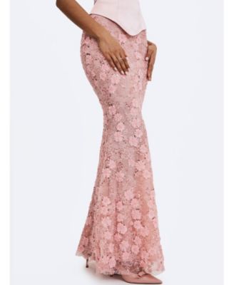  Uliya Strapless Mermaid Peplum Maxi Dress