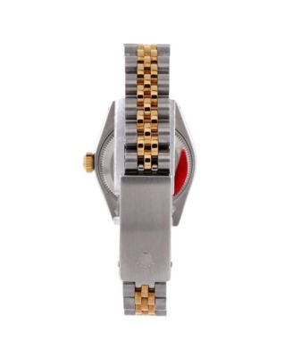  Oyster Perpetual Datejust Automatic Watch in Stainless Steel and Gold with Diamond Markers 26mm