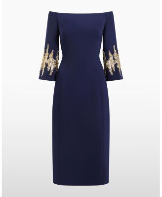  Aster Sequin-Embellished Midi Dress