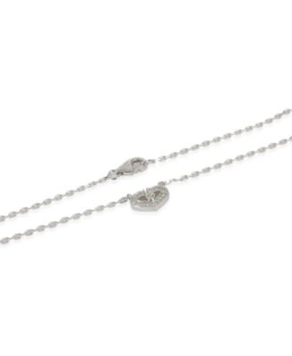  C de Cartier Heart 18k White Gold Necklace