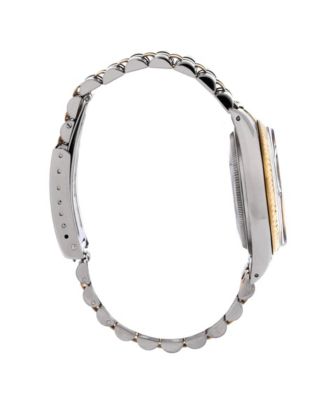  Oyster Perpetual Datejust Automatic Watch in Stainless Steel and Gold with Diamond Markers 36mm