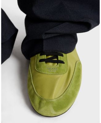  Men's Collapse Re-Nylon And Suede Elasticized Sneakers