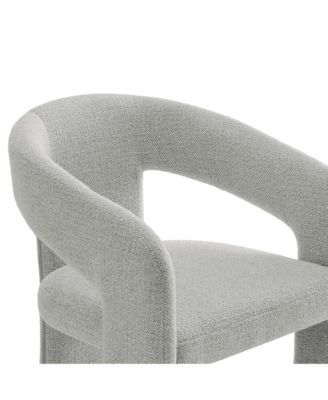 Oslo Barrel Fabric Upholstered Dining Accent Chair