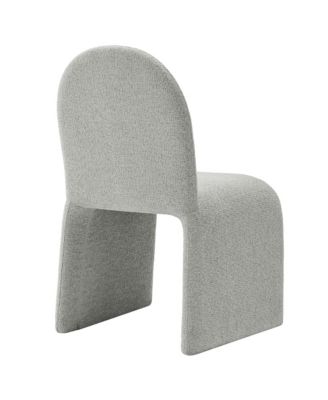 Junia Boucle Upholstered Arch Armless Dining Chair