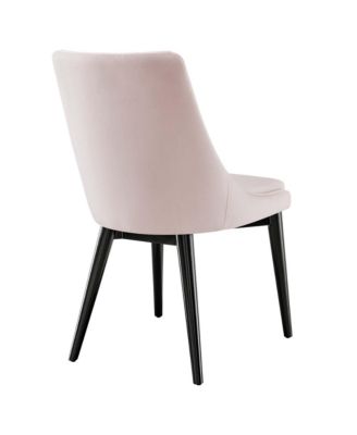  Viscount Accent Performance Velvet Dining Chairs, Set of 2