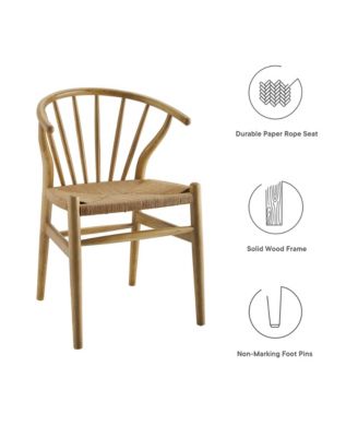  Flourish Spindle Wood Dining Side Chair, Set of 2