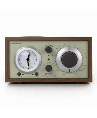 Model Three AM/FM Bluetooth Clock Radio with USB Charging Ports