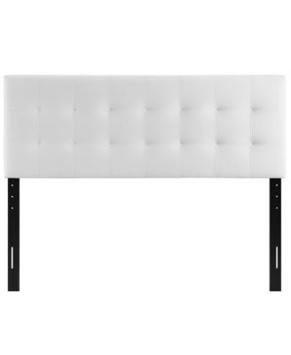 Lily Biscuit Tufted Performance Velvet Headboard, Full