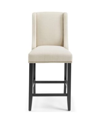  Baron Upholstered Fabric Counter Stool, Set of 2