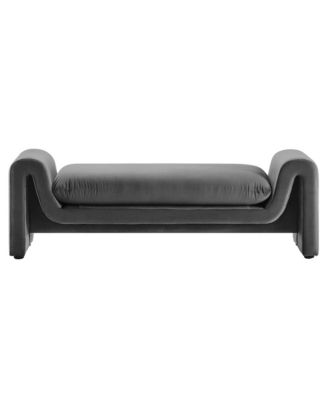 Waverly Performance Velvet Bench